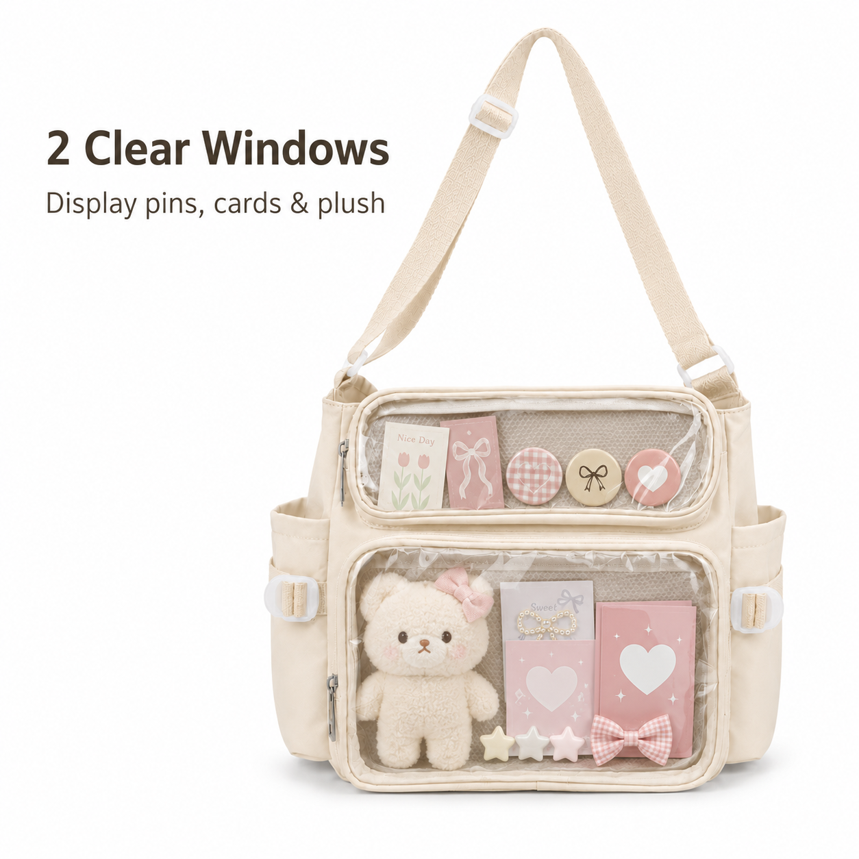 Edc Carry Bag - Academy Style Crossbody Bag Lightweight School