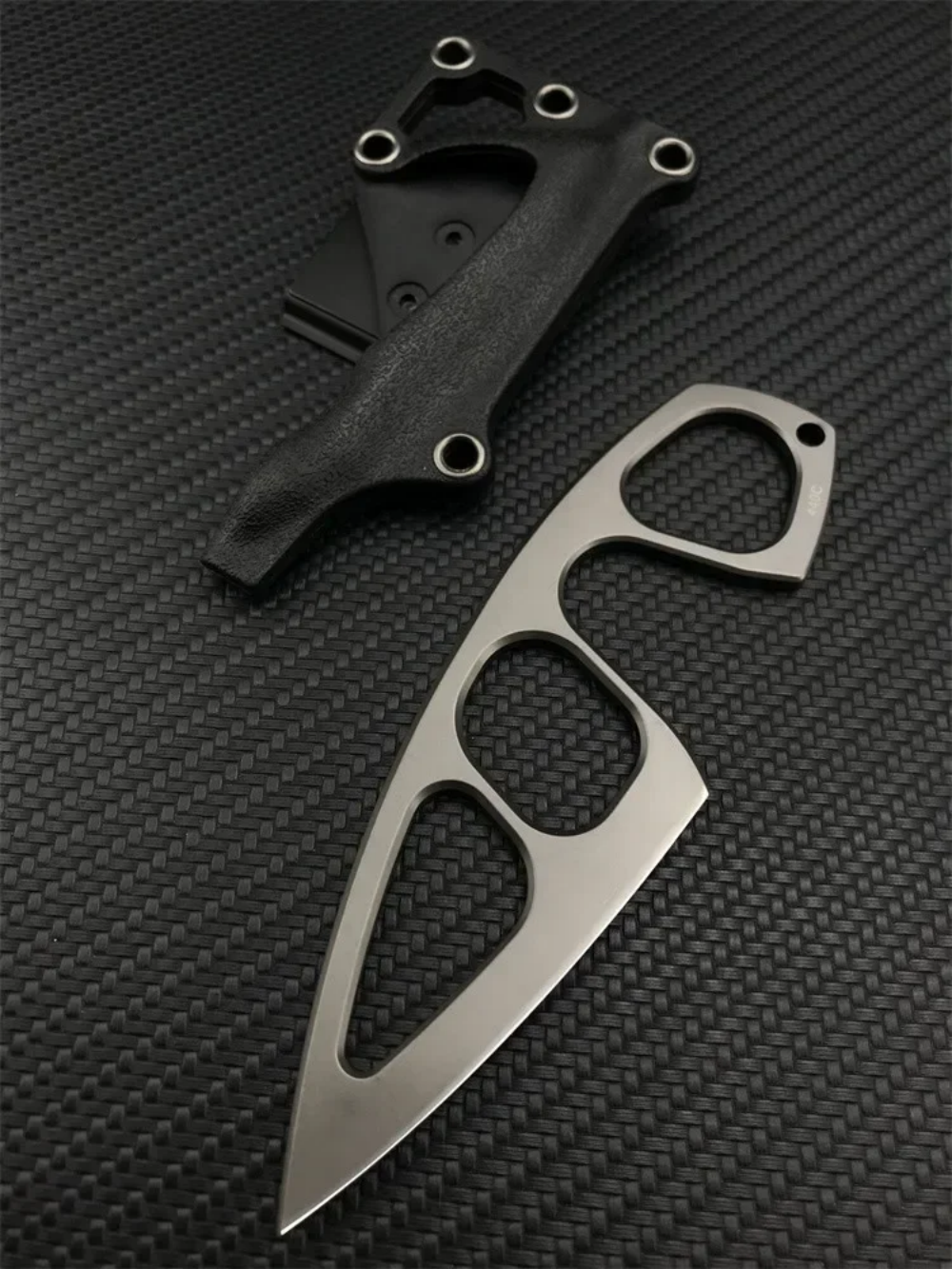 Edc Fixed Blade Deep Carry - High Hardness Neck Knife 440C Blade