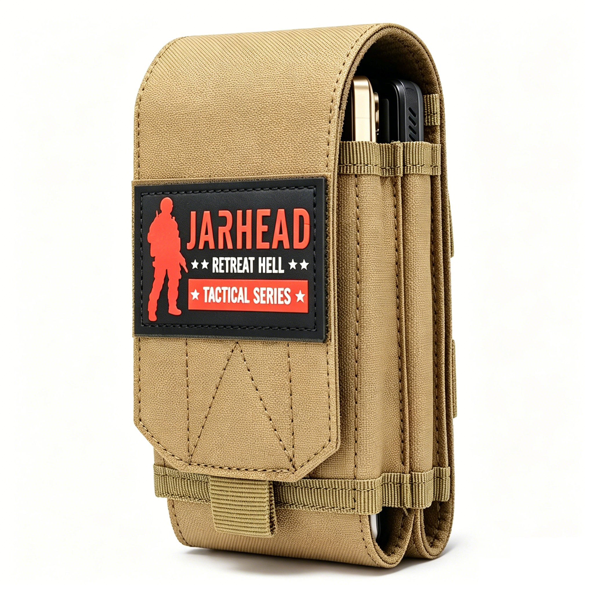 Edc Carry Belt - Outdoor Tactical Double MOLLE Cell Phone