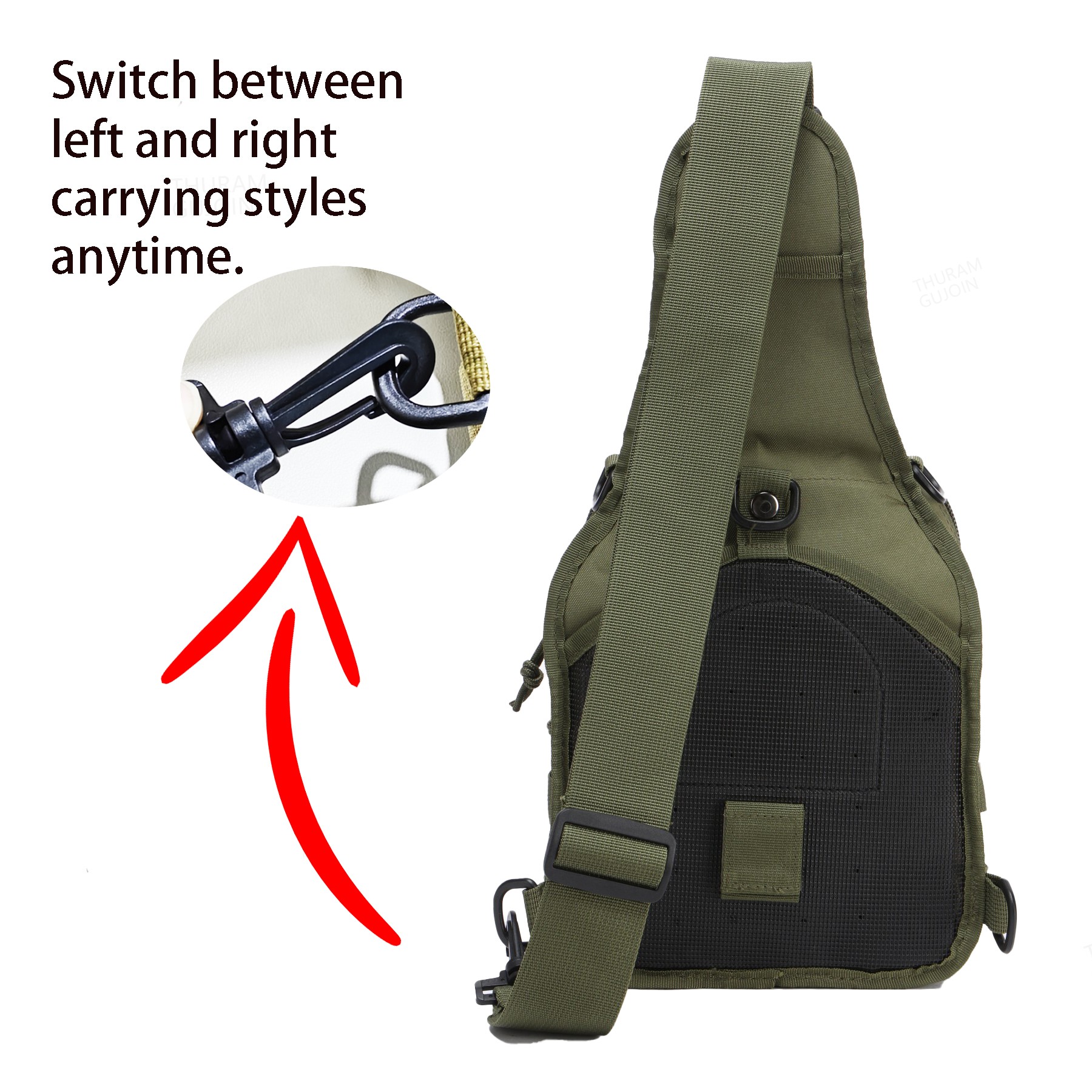 THURAM Outdoor Tactical Bag Ba - Edc Carry Bag recensione e prezzo
