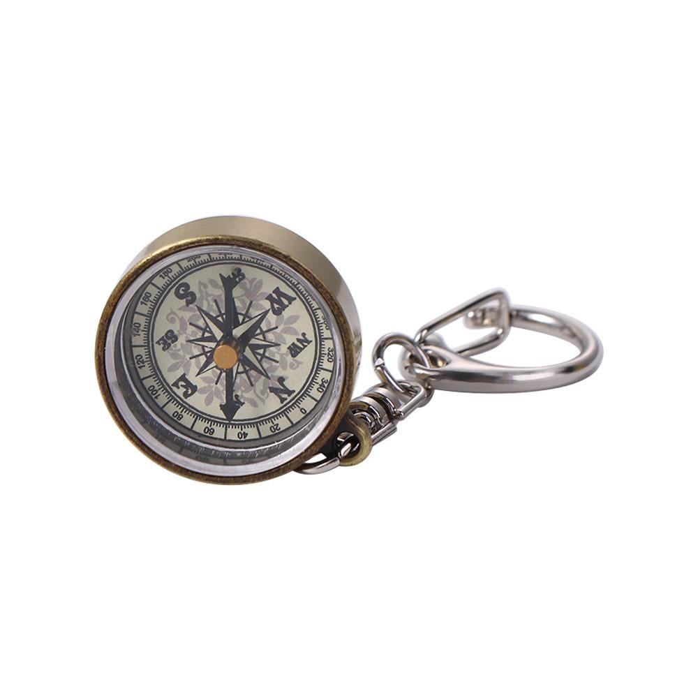 Gold Color Navigation Tools Po - Compass Keychain Mini recensione e prezzo