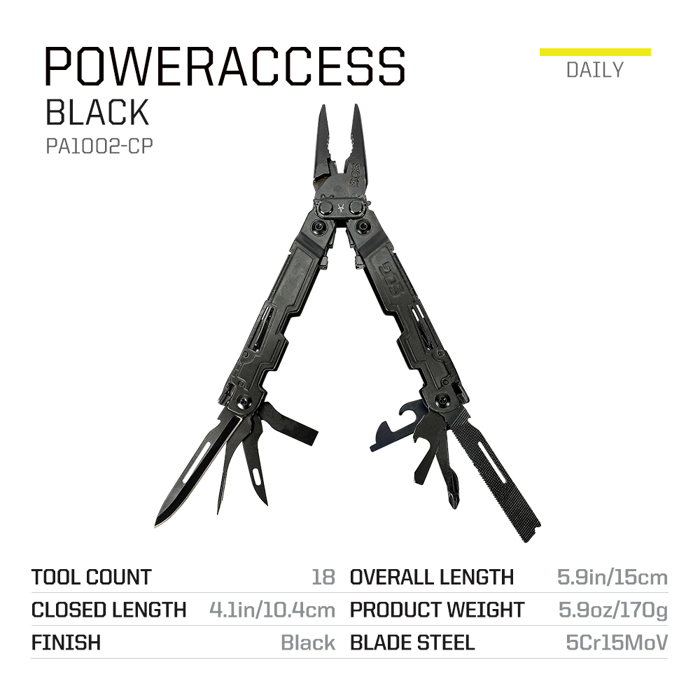 SOG 18 in 1 PowerAccess Compac - Edc Carry Pliers recensione e prezzo