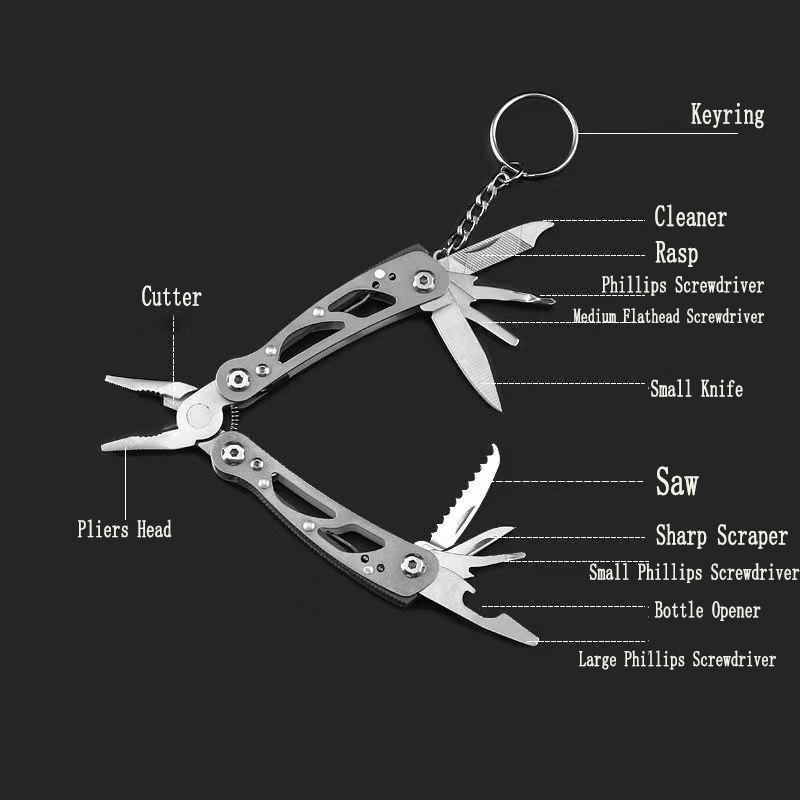 MuqiNush 12 In 1 Mini Keychain - Edc Carry Pliers recensione e prezzo