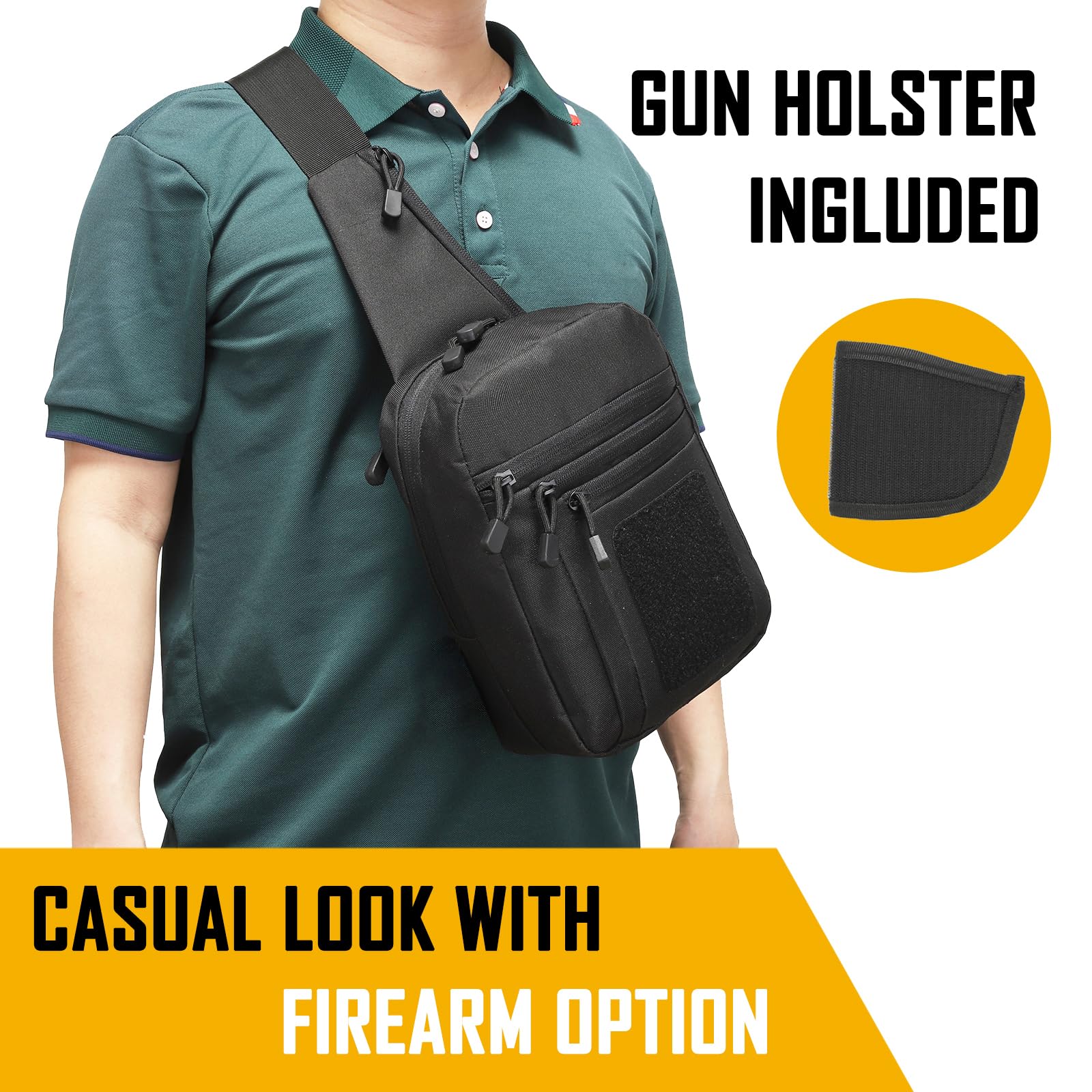 Concealed Carry Crossbody Bag  - Edc Concealed Carry Bag recensione e prezzo