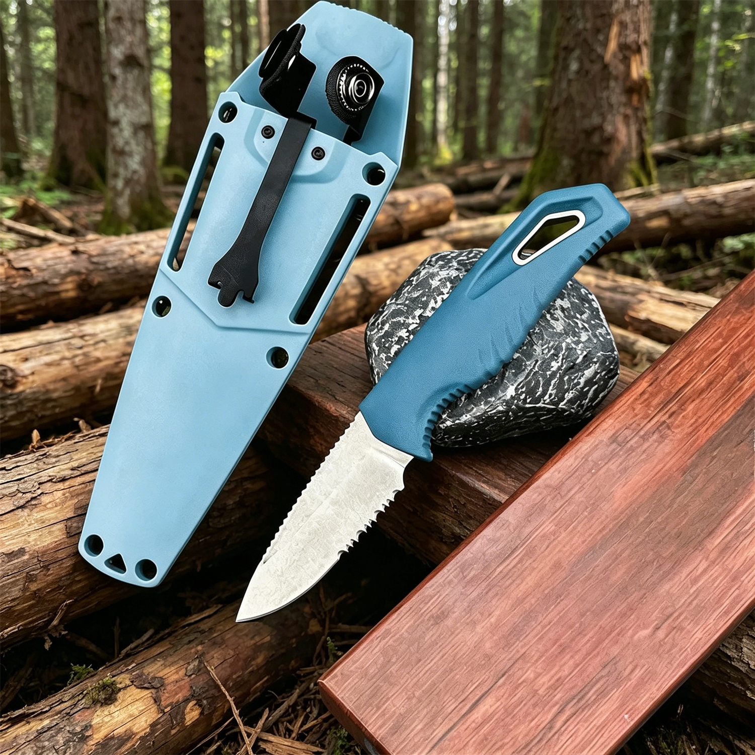 D2 Steel Fixed Blade Straight  - Edc Fixed Blade Deep Carry recensione e prezzo
