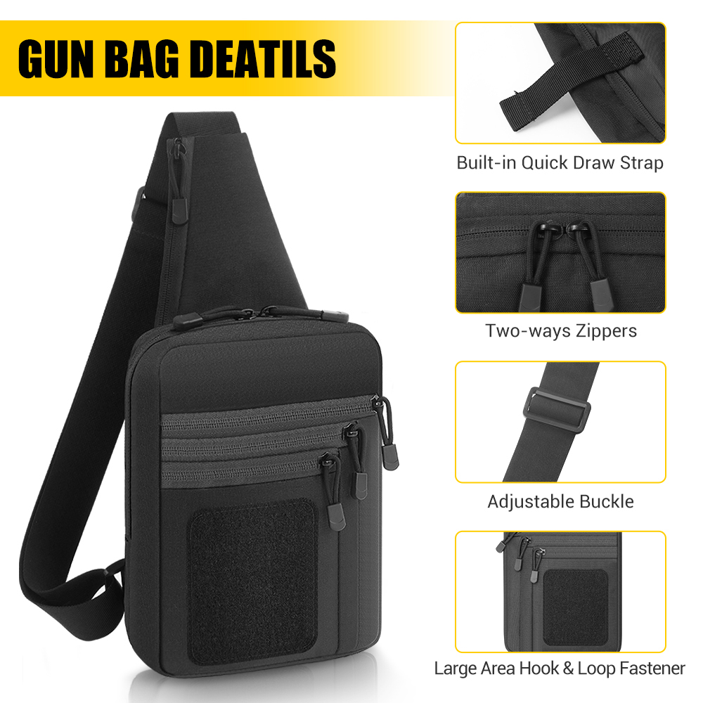Tactical Pistol Gun Bag Concea - Edc Concealed Carry Bag recensione e prezzo