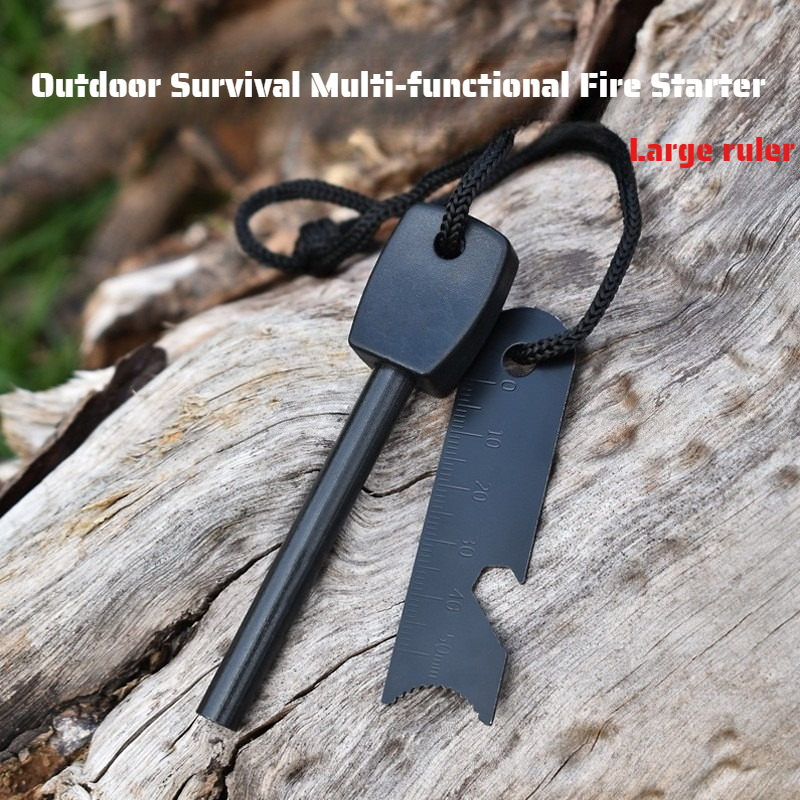 Multi-Function Wooden Handle M - Ferro Rod Striker recensione e prezzo