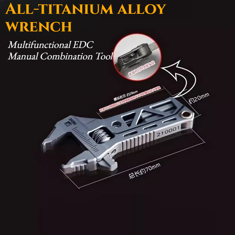 TC4 All-titanium Alloy Wrench  - Edc Carry Pliers recensione e prezzo