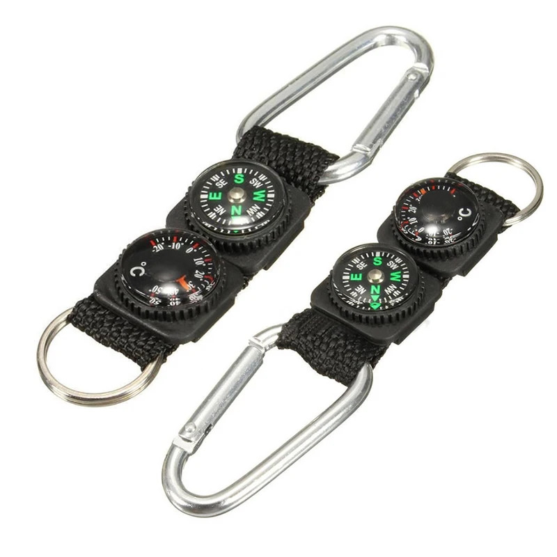 1pc Universal Multifunction 3  - Compass Keychain Mini recensione e prezzo