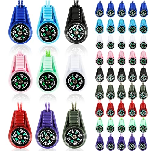 54pcs Mini Pocket Compass Keyc - Compass Keychain Mini recensione e prezzo