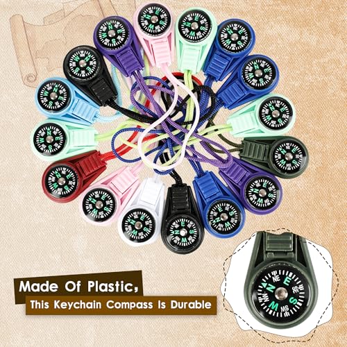 54pcs Mini Pocket Compass Keyc - Compass Keychain Mini recensione e prezzo