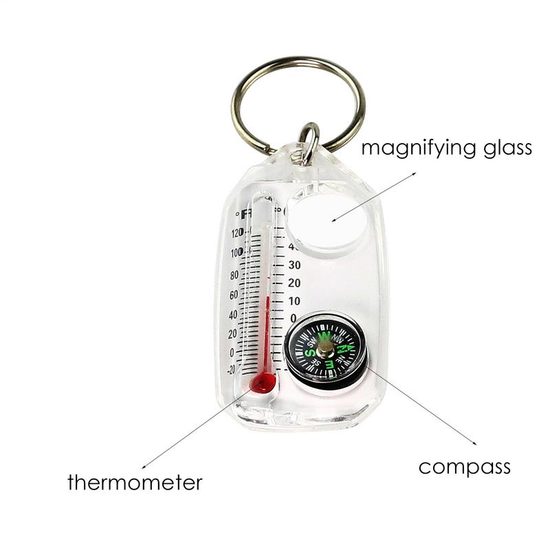 Mini Keychain multifunction Ca - Compass Keychain Mini recensione e prezzo