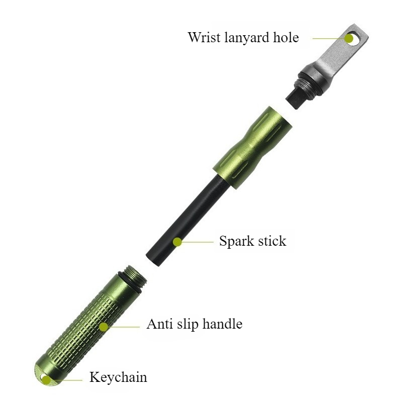 Portable Waterproof Flint Emer - Ferro Rod Striker recensione e prezzo