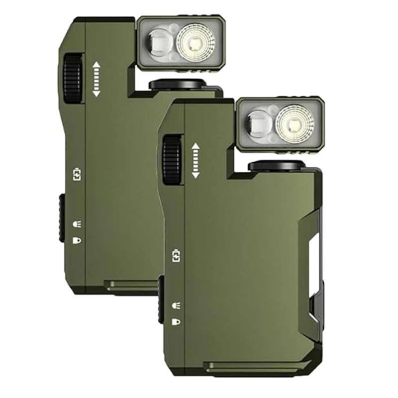 AT51-2Pcs EDC Flashlight With  - Edc Daily Carry recensione e prezzo