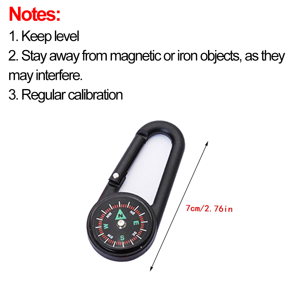 Outdoor Compass Carabiner Mini - Compass Keychain Mini recensione e prezzo