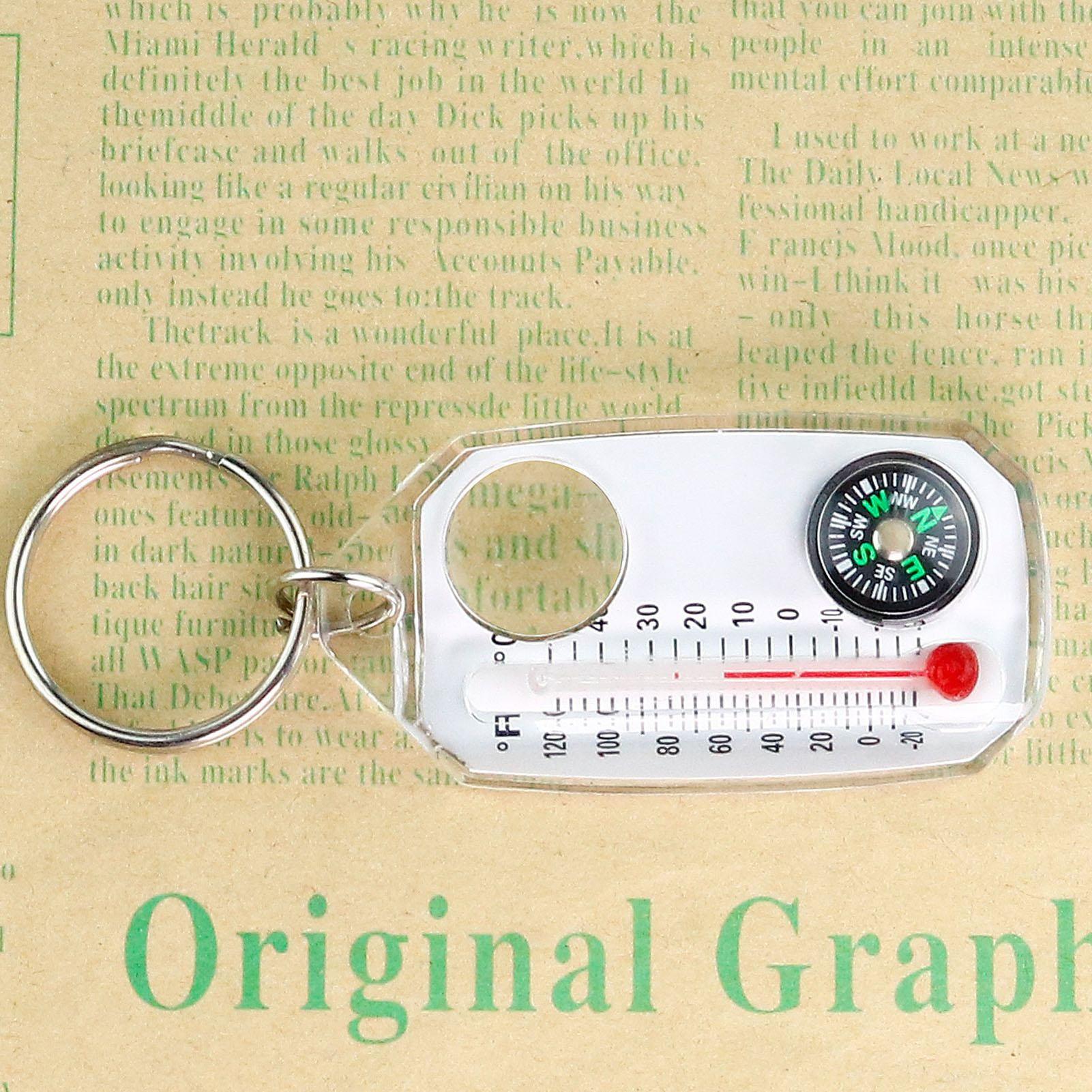 3in 1Pocket Survival Compass M - Compass Keychain Mini recensione e prezzo