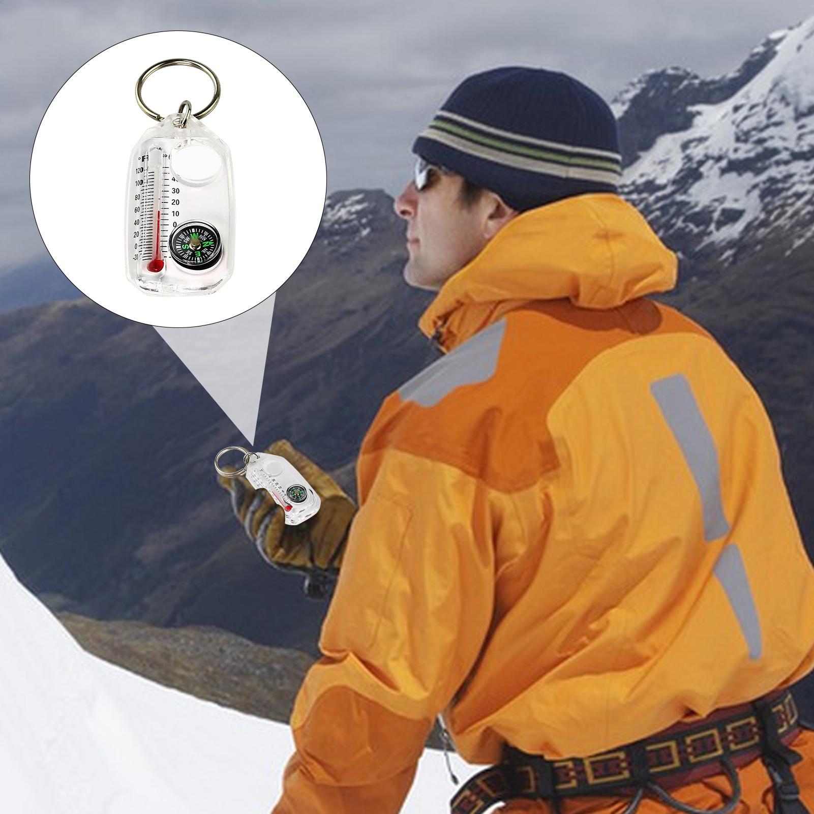 3in 1Pocket Survival Compass M - Compass Keychain Mini recensione e prezzo