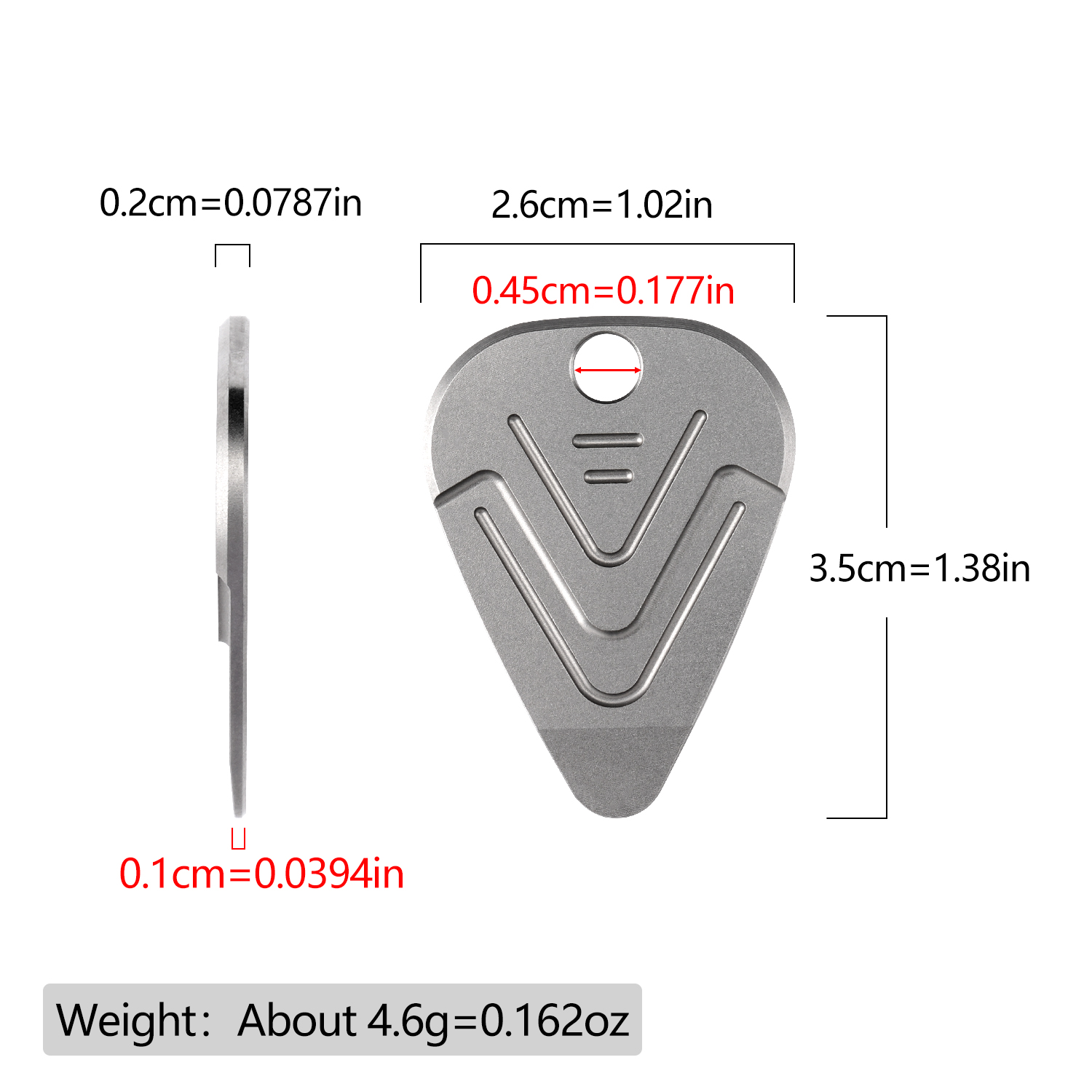 Portable Titanium EDC Pry Tool - Edc Carry Accessories recensione e prezzo