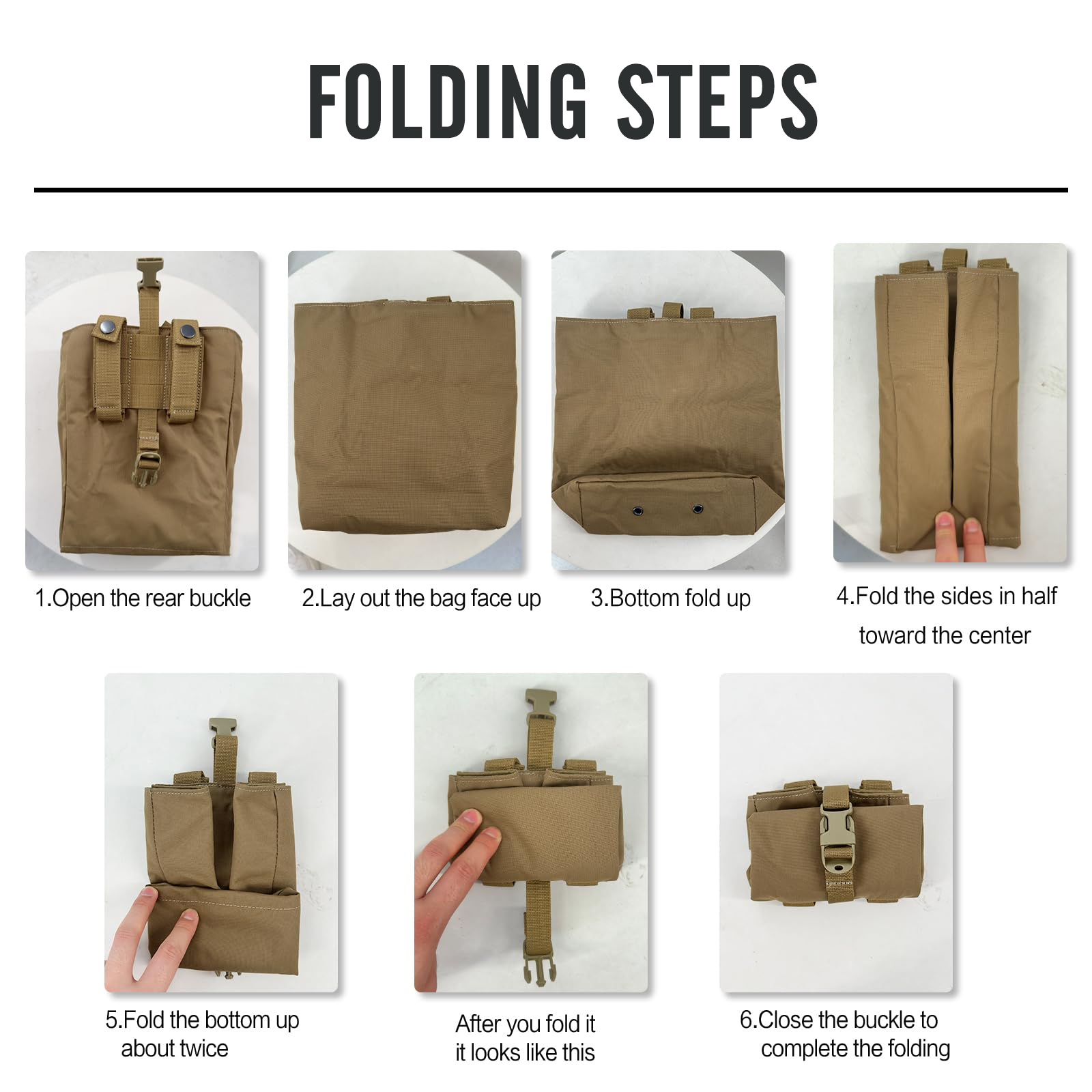 New Molle Folding Dump Drop Ma - Edc Deep Carry recensione e prezzo