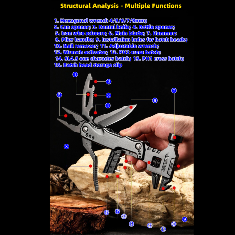 Fishing Survival Multi Tool Ha - Edc Carry Pliers recensione e prezzo