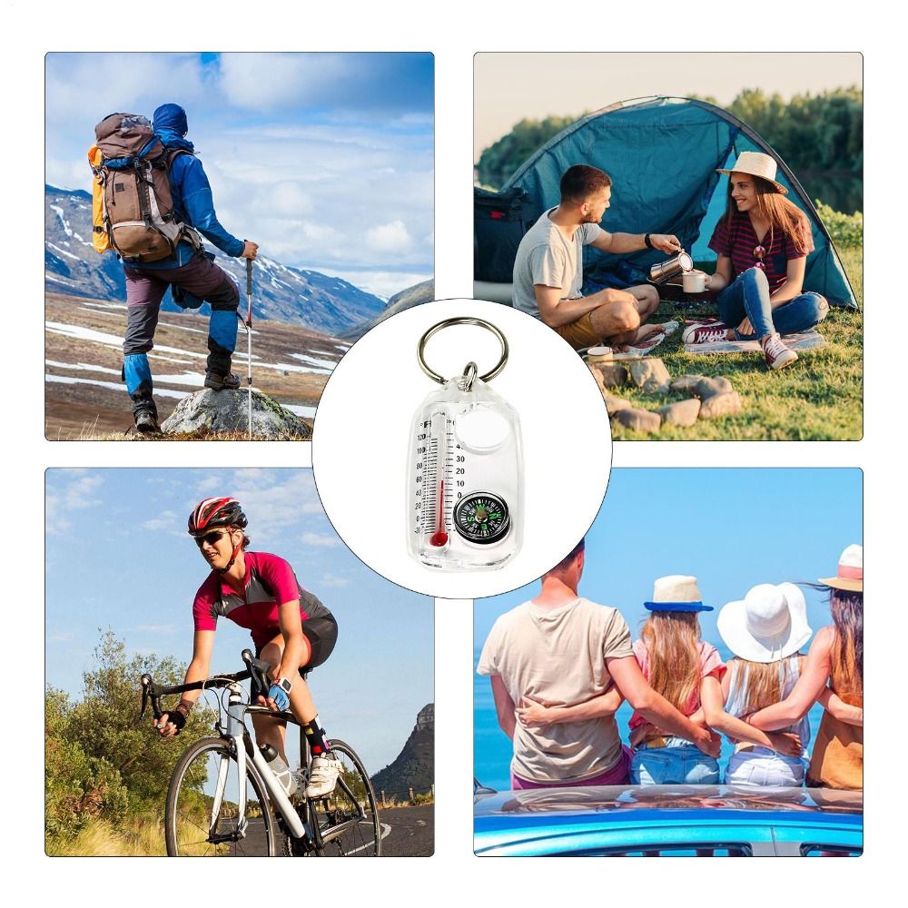 Portable 3-in-1 Function Mini  - Compass Keychain Mini recensione e prezzo