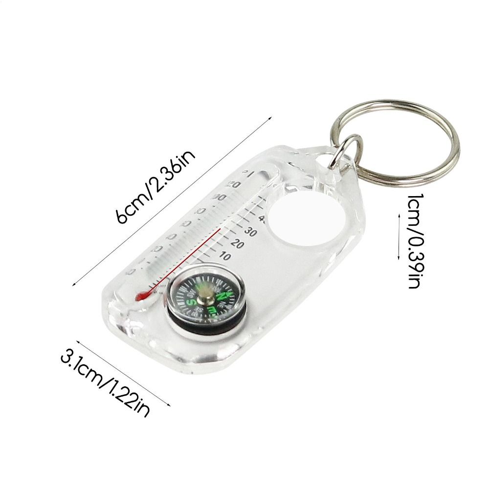 Portable 3-in-1 Function Mini  - Compass Keychain Mini recensione e prezzo