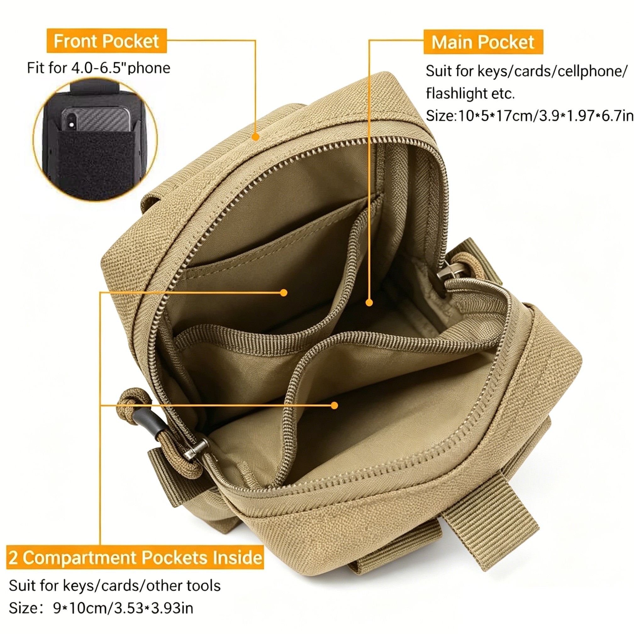 Multipurpose Tactical MOLLE ED - Edc Concealed Carry Bag recensione e prezzo