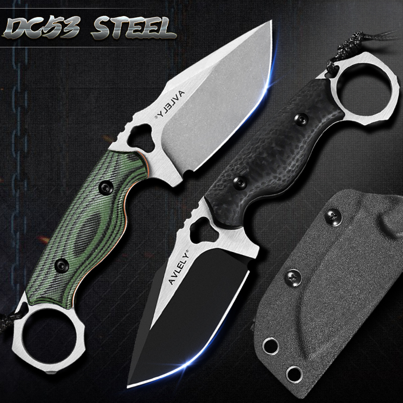 High-hardness DC53 steel strai - Edc Fixed Blade Deep Carry recensione e prezzo