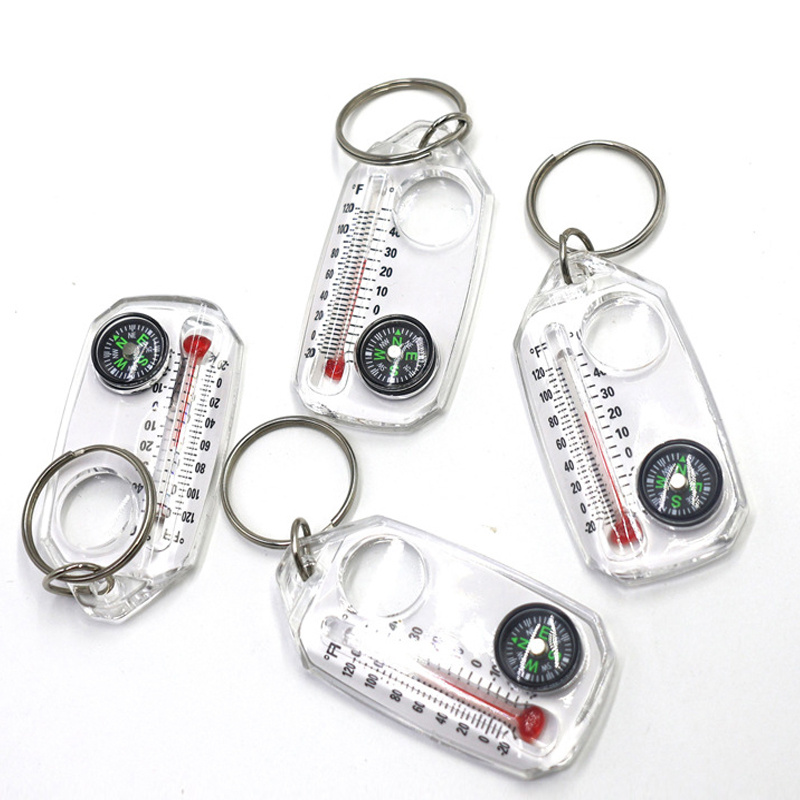 3 in 1 Keychain Compass Portab - Compass Keychain Mini recensione e prezzo