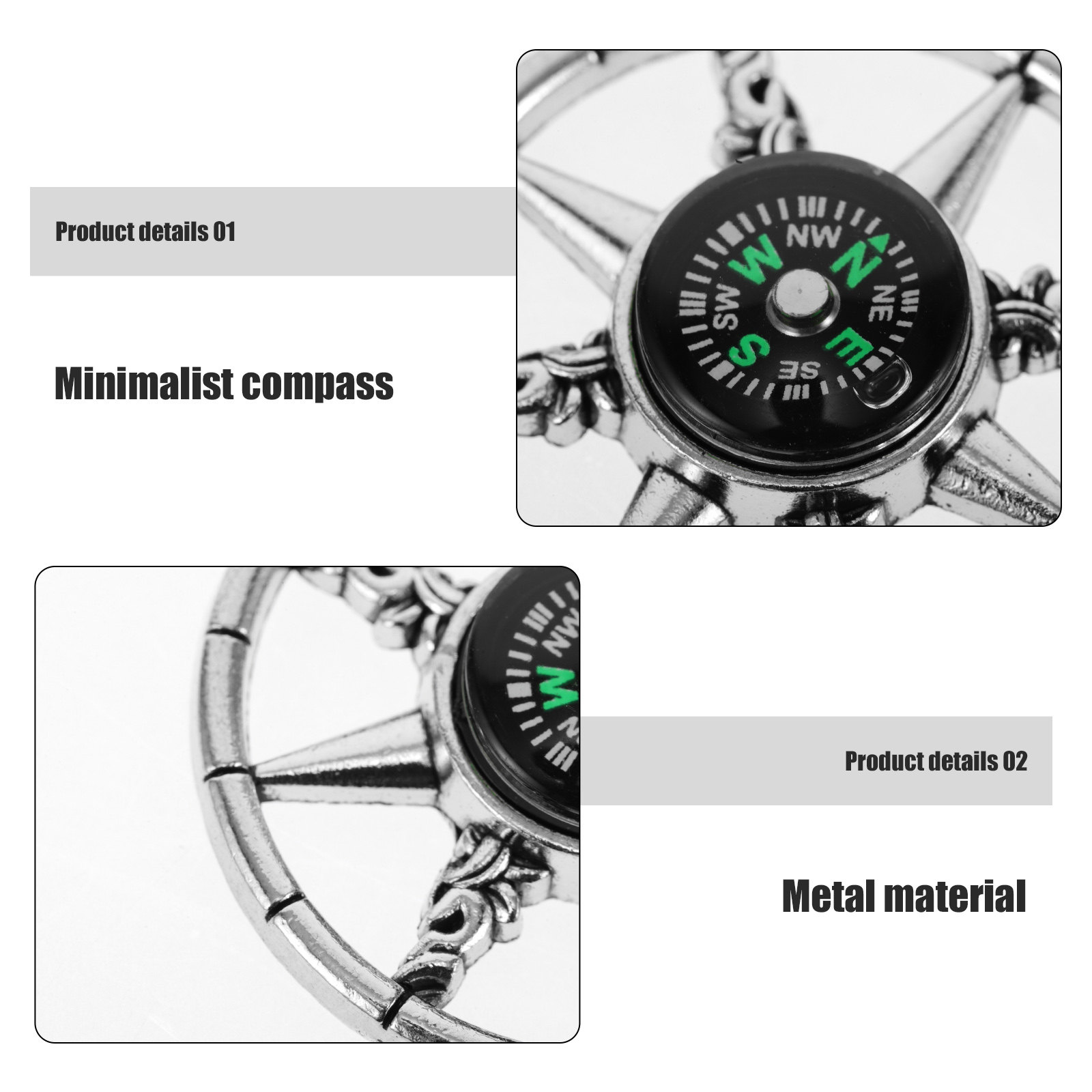 Mini Compass Keychain Metal Ru - Compass Keychain Mini recensione e prezzo