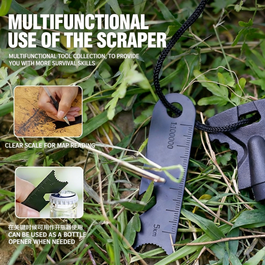 Multi-functional Survival Fire - Ferro Rod Striker recensione e prezzo
