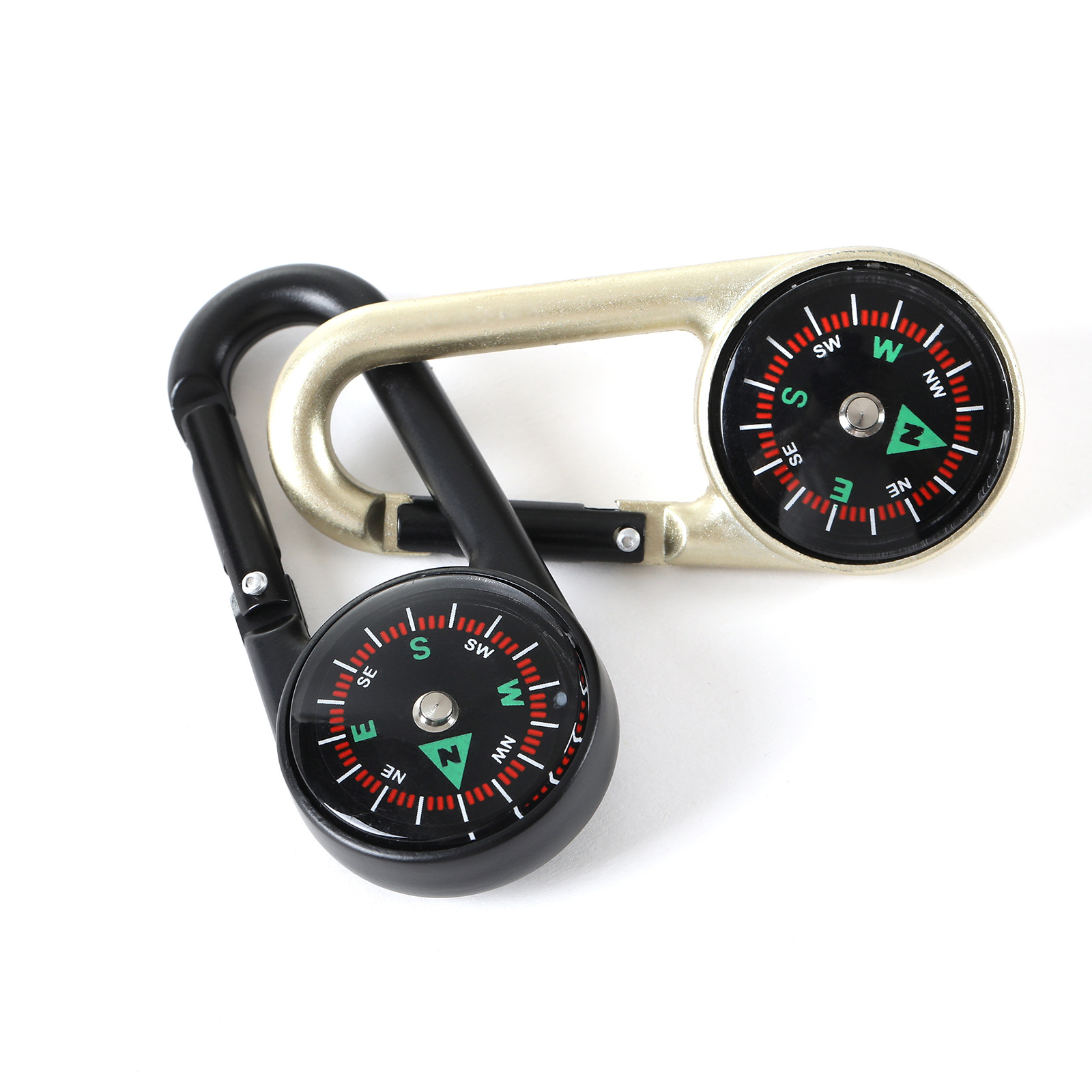 2-in-1 Metal Keychain with Com - Compass Keychain Mini recensione e prezzo