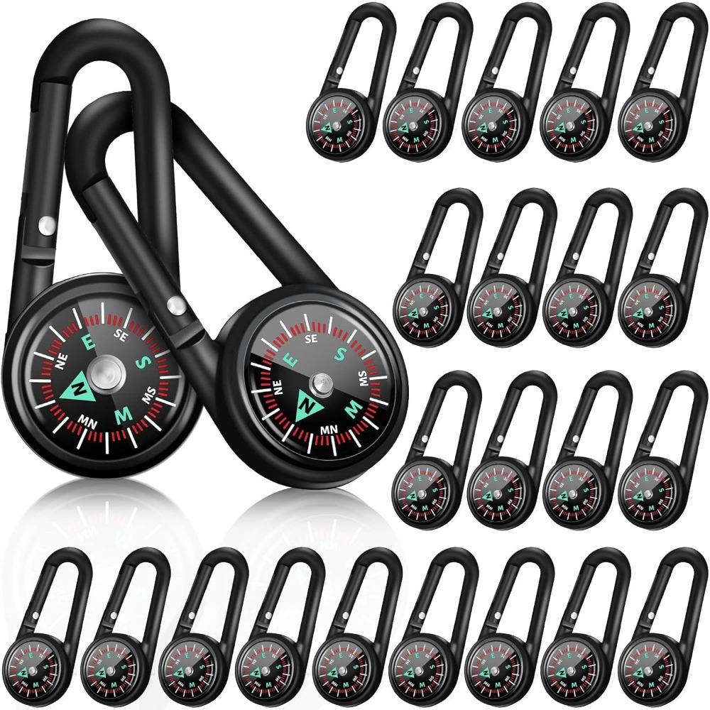 6-50 Pcs Mini Magnetic Compass - Compass Keychain Mini recensione e prezzo