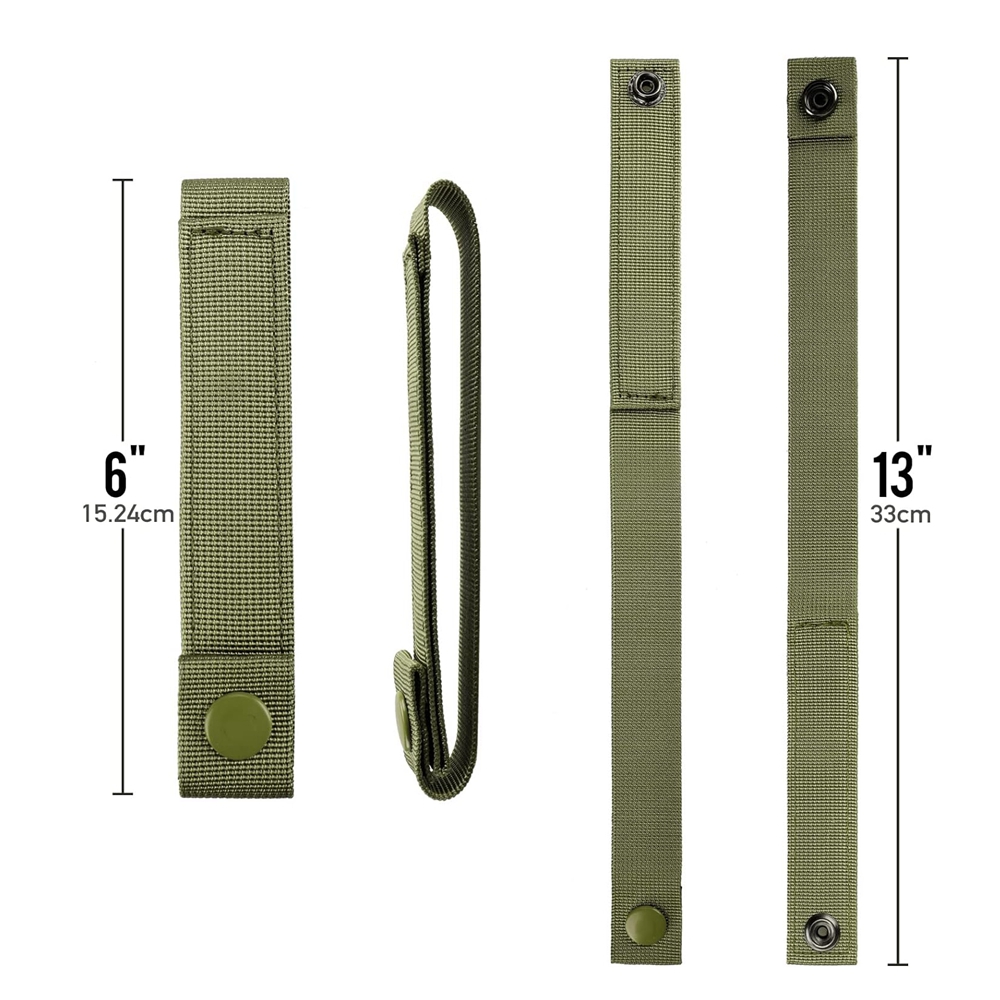 4pcs Outdoor Molle Strap 6 inc - Edc Carry Belt recensione e prezzo