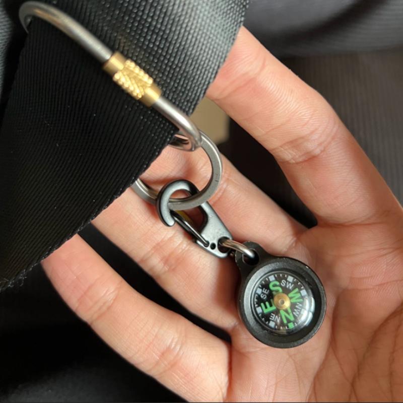 Mini Aluminum Alloy Compass Ke - Compass Keychain Mini recensione e prezzo