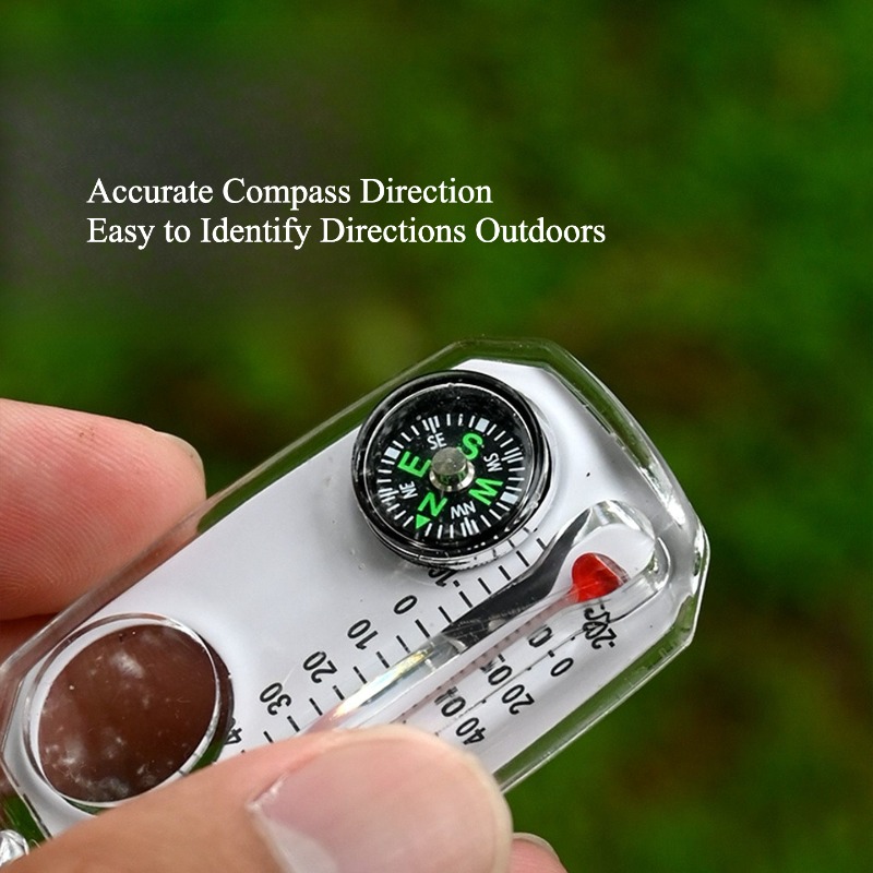 Outdoor Survival Compass Keych - Compass Keychain Mini recensione e prezzo