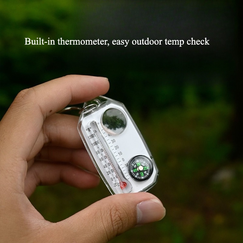 Outdoor Survival Compass Keych - Compass Keychain Mini recensione e prezzo