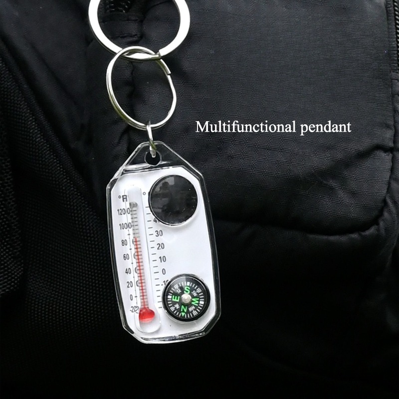 Outdoor Survival Compass Keych - Compass Keychain Mini recensione e prezzo