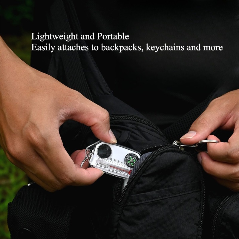 Outdoor Survival Compass Keych - Compass Keychain Mini recensione e prezzo