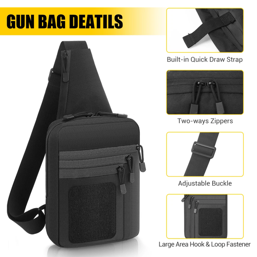 CAOX Tactical Pistol Gun Bag C - Edc Concealed Carry Bag recensione e prezzo