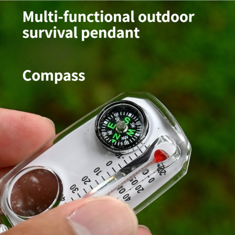 Mini Outdoor Survival Keychain - Compass Keychain Mini recensione e prezzo