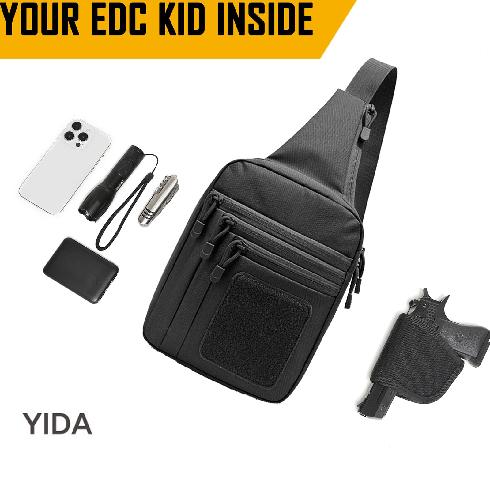 Concealed Carry Crossbody Bag  - Edc Deep Carry recensione e prezzo